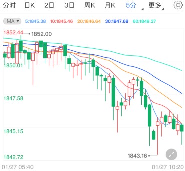 拜登纾困计划恐缩水？国际黄金短线下挫